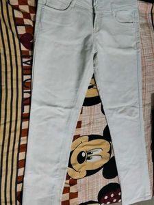 Beige Jeans Pants