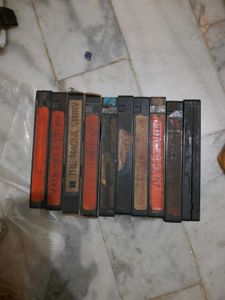 vintage video cassettes