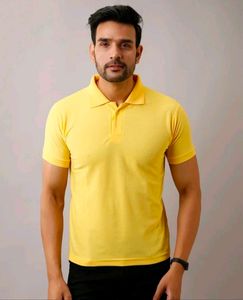 Yellow Polo T-Shirt - Casual Style