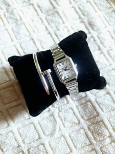 Cartier Bracelet And Watch Combo