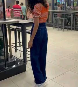 Kotty Blue Straight Fit Jeans
