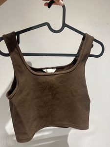 BROWN TANK TOP