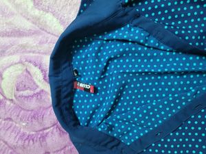High Low Polka Dot Top
