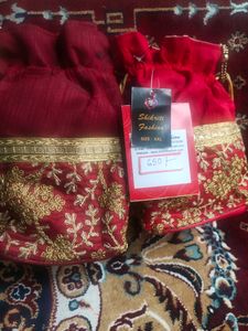 Heeramandi Potli Bag combo offer/New With Tag