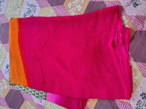 Elegant Pink Saree