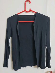 Minimalist Black Cardigan