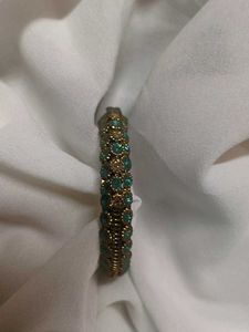 Turquoise Beaded Bangle Bracelet