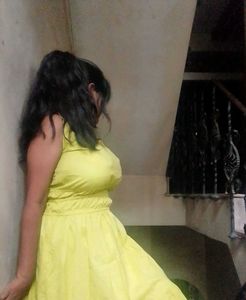 Yellow Fit & Flare Dress