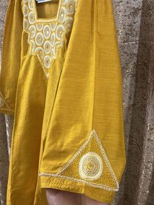 Vintage Gold Embroidered Dress