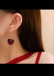 Cherry Drop Earrings