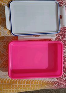 Pink Colour Tiffin Box