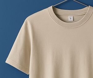Beige Cotton T-Shirt