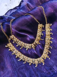 Gold Plated layered Jewellery Set