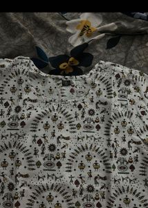 Short White Kurti✨