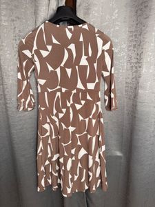 Mini Brown Flared Dress