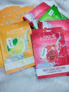 Combo Offer 30 Lakme Sheet Mask