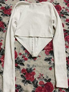 Zipper Corset Top