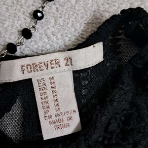 Vintage Gothic Grungy Black Mesh Top