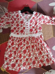 Floral Print Mini Dress
