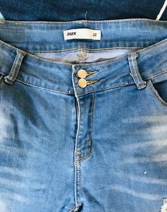 Flared Jeans With Patches