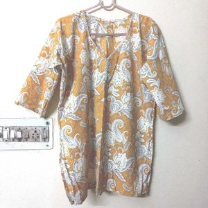NAVRATRI SALE !! Floral Print Short Kurta/ Kurti