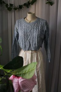 Blue Knit Sweater