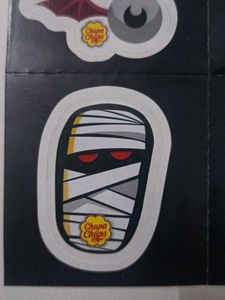 Chupa Chups Halloween Glow In Dark Stickers