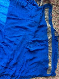 Pure Goergette khaddi weave  with blouse piec