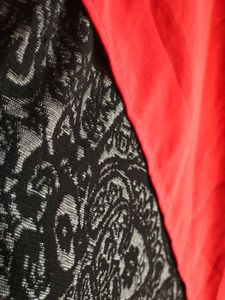 Stylish Red &amp; Black Kurti