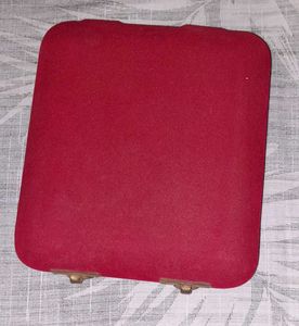 Jewellery Organiser Red Velvet With Satin Inside