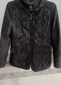 Black Jacket With High Neck✨