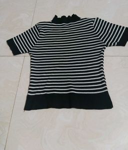 Striped Knit Top