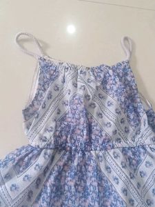 Blue Floral Sundress
