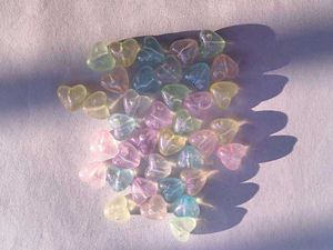 pastel hearts beads