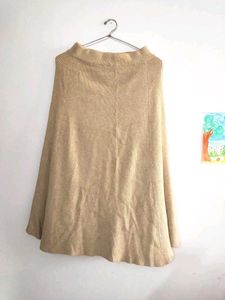 Tan Woolen Skirt
