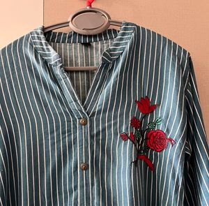 Cotton Blue New kurti