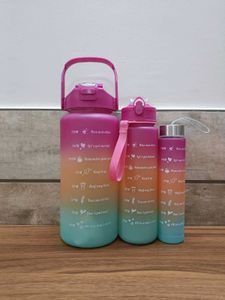 Gradient Water Bottle Set of 3 - Stay Hydrated!