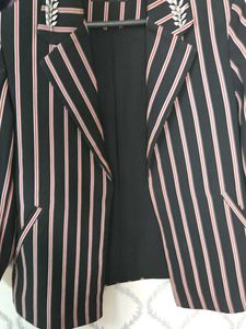 Striped Blazer