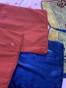 5pc Cushion Cover 2 Blue N 3 Maroon