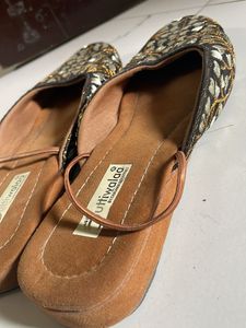 Embroidered Flats &amp; Sandals