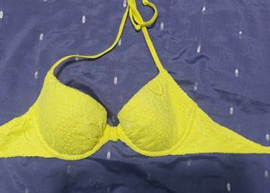 H&amp;M Yellow Bikini Top