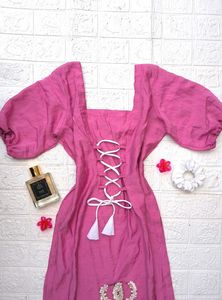Corset Back Pinteresty Long Kurti 🌷