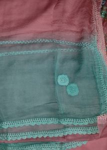 Unstitched Kurta With Pure Chiffon Dupatta