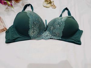 🇳🇿💫💗Elegant Green Lace Bra