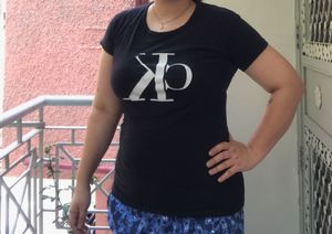 Black Round Neck T-shirt