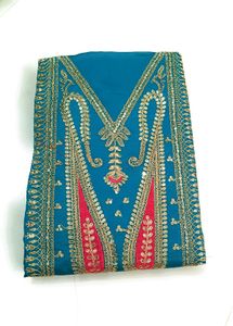 Elegant Embroidered Dress Material