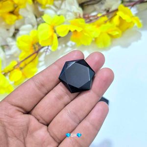 Black Obsidian Star of David Crystal