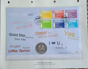 Occasions 2003 Coin  First day Cover