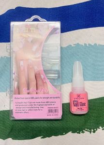 100 False Nails Stick on Nai