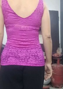 Purple Lace Tank Top pic any 1ps